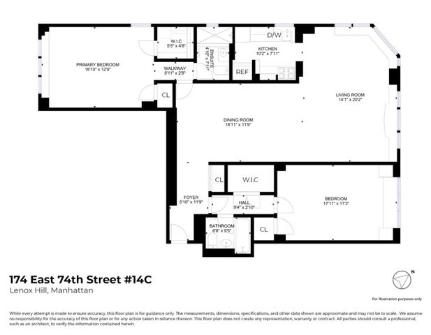 174 E 74th St Apt 14C, New York City, NY 10021