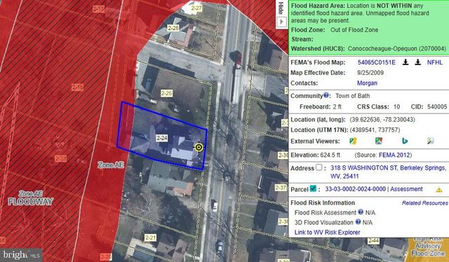 318 S WASHINGTON ST, Berkeley Springs, WV 25411