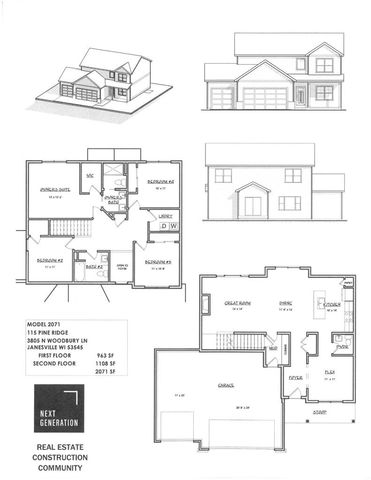 3805 N Woodbury Lane, Janesville, WI 53545