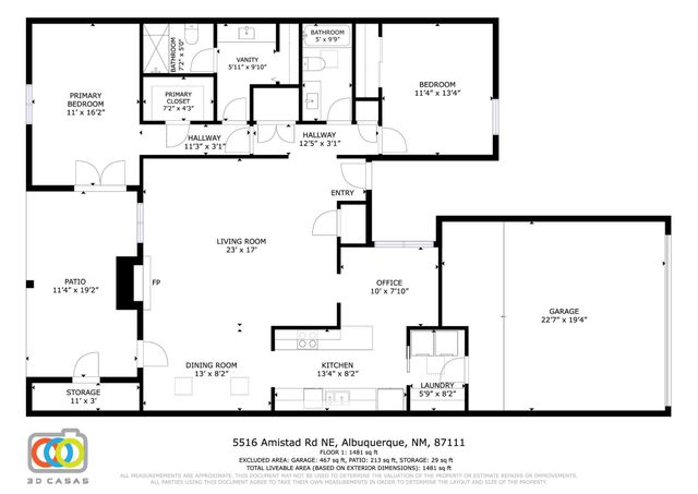 5516 Amistad Road NE, Albuquerque, NM 87111