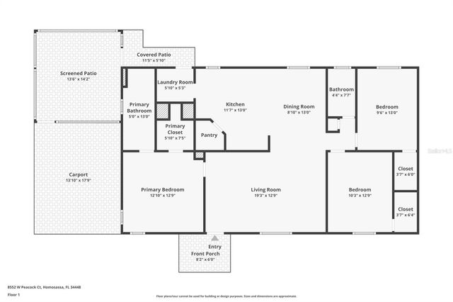 8552 W PEACOCK COURT, Homosassa, FL 34448