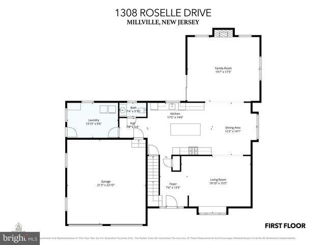 1308 ROSELLE DR, Millville, NJ 08332