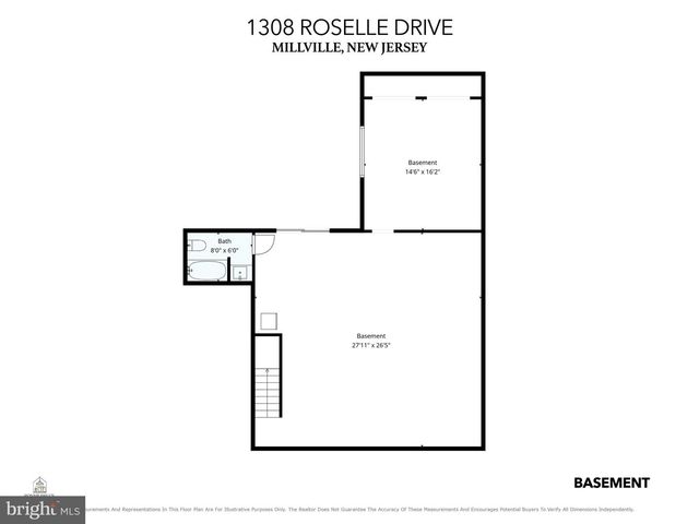 1308 ROSELLE DR, Millville, NJ 08332