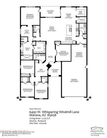 6492 W Whispering Windmill Lane, Marana, AZ 85658