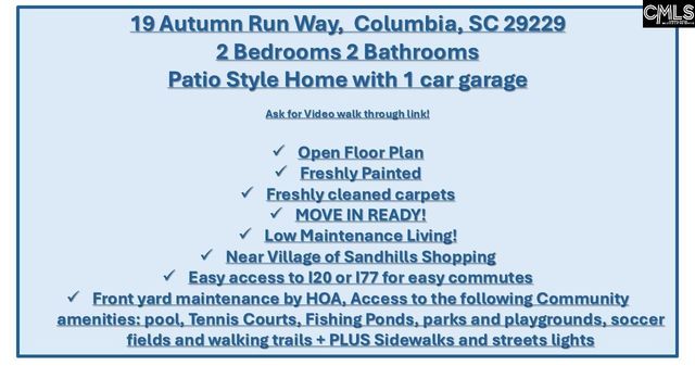 19 Autumn Run Way, Columbia, SC 29229
