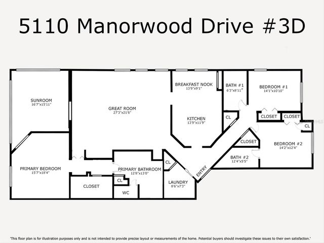 5110 MANORWOOD DRIVE 3D, Sarasota, FL 34235