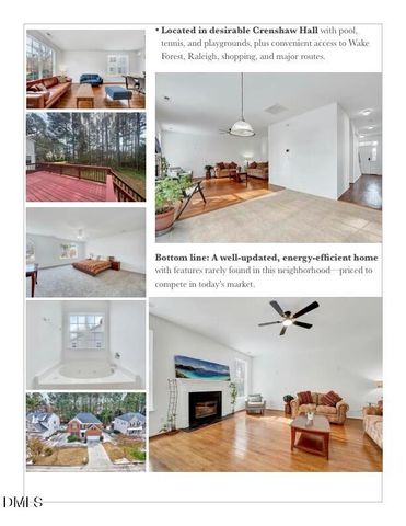 1005 Martin Bench Court, Wake Forest, NC 27587