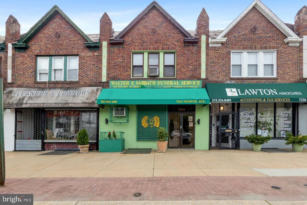 7224 OGONTZ AVE, PHILADELPHIA, PA 19138 — exterior