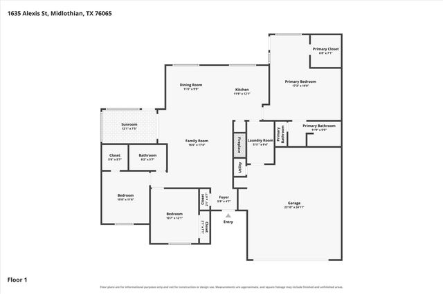 1635 Alexis Street, Midlothian, TX 76065
