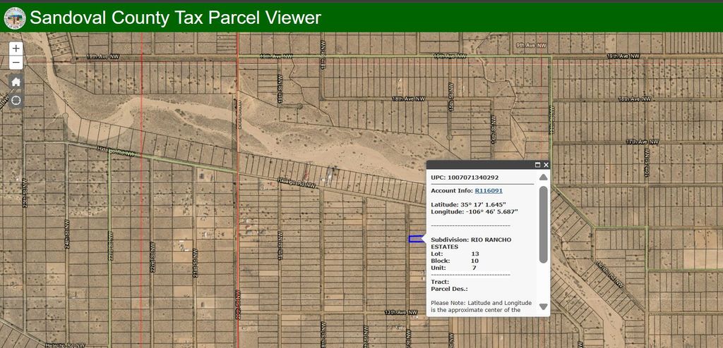16th Street NW, Rio Rancho, NM 87144