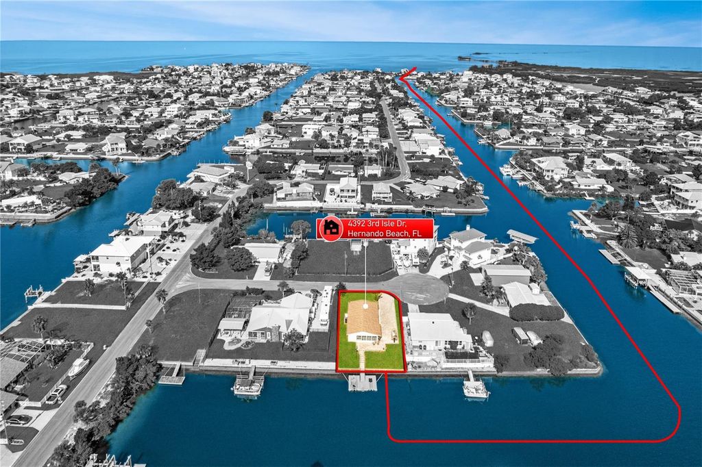 4392 3RD ISLE DRIVE, Hernando Beach, FL 34607