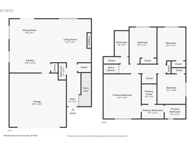 2458 Ne SWEETWATER Rd, Estacada, OR 97023