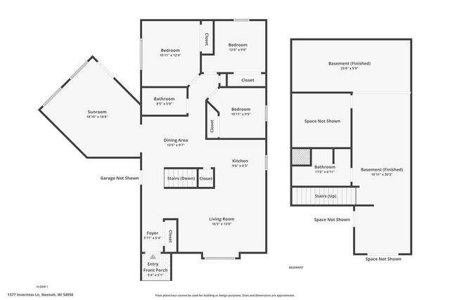1377 INVERNESS LANE, Neenah, WI 54956