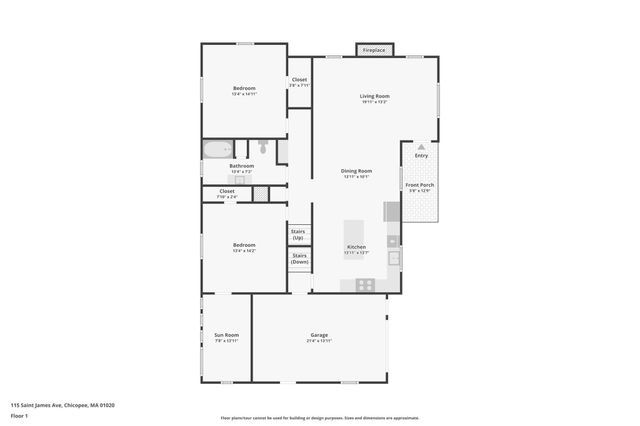 115 Saint James Ave, Chicopee, MA 01020
