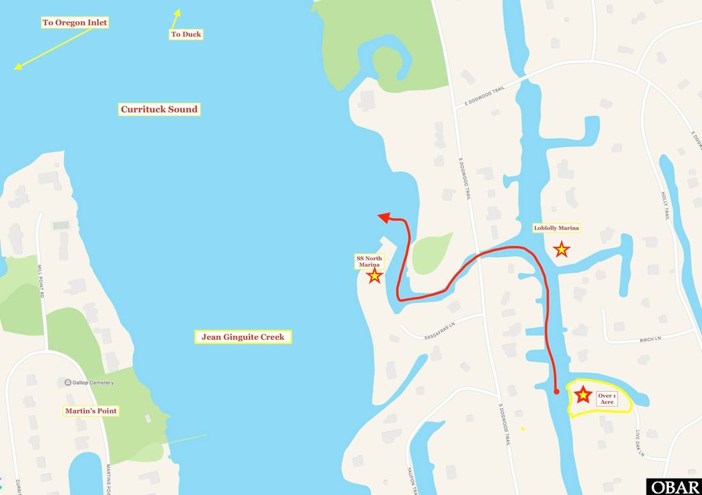 Image 12 of property listing at 5 Live Oak Lane Lot #1, Southern Shores, NC 27949