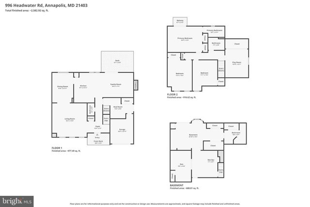 996 HEADWATER RD, Annapolis, MD 21403