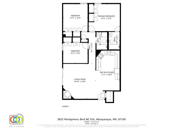 3833 Montgomery Boulevard NE APT 524, Albuquerque, NM 87109