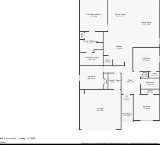 421 Starboard Drive, Crowley, TX 76036