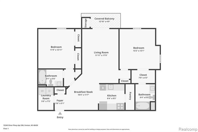15240 Silver Parkway APT 306, Fenton, MI 48430