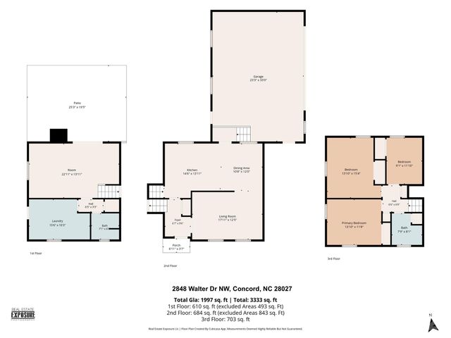 2848 Walter Drive NW, Concord, NC 28027