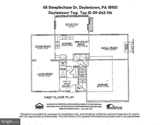 68 STEEPLECHASE DRIVE, Doylestown, PA 18901