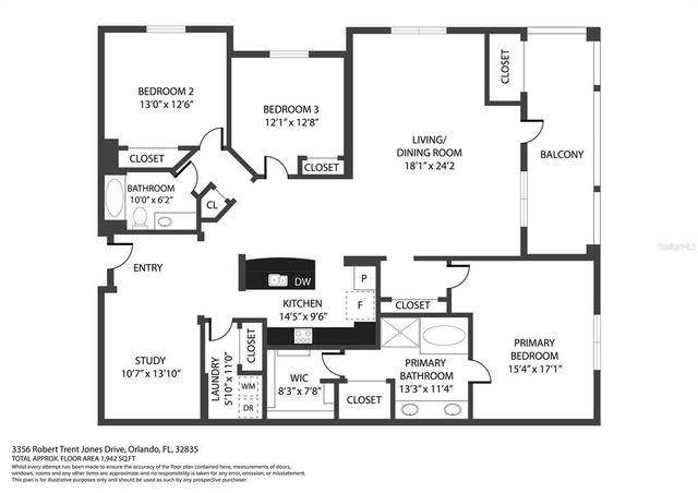 3356 ROBERT TRENT JONES DRIVE 20406, Orlando, FL 32835