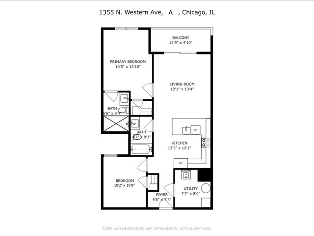 1355 N Western Avenue 3A, Chicago, IL 60622