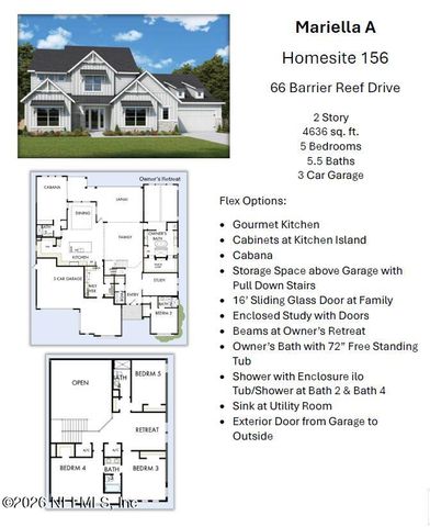 66 BARRIER REEF Drive, Ponte Vedra, FL 32081