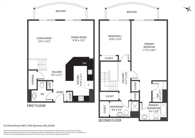 614 Pond St 2104, Braintree, MA 02184