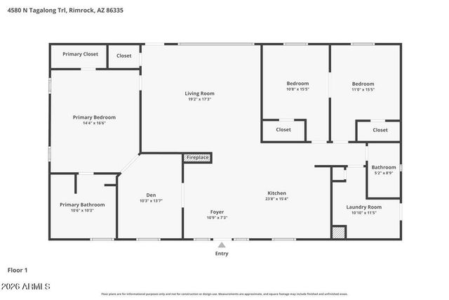 4580 N TAGALONG Trail, Rimrock, AZ 86335