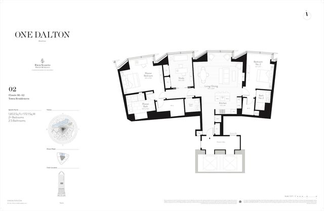 1 Dalton St 3902, Boston, MA 02199