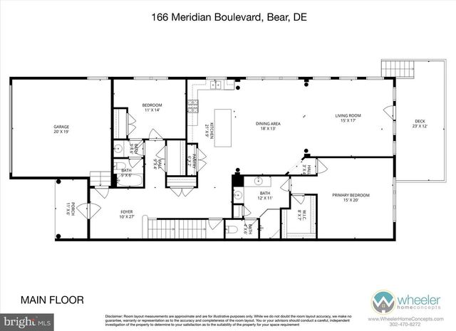 166 MERIDIAN BLVD, Bear, DE 19701