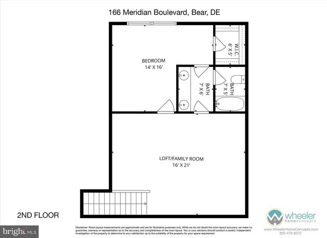 166 MERIDIAN BLVD, Bear, DE 19701