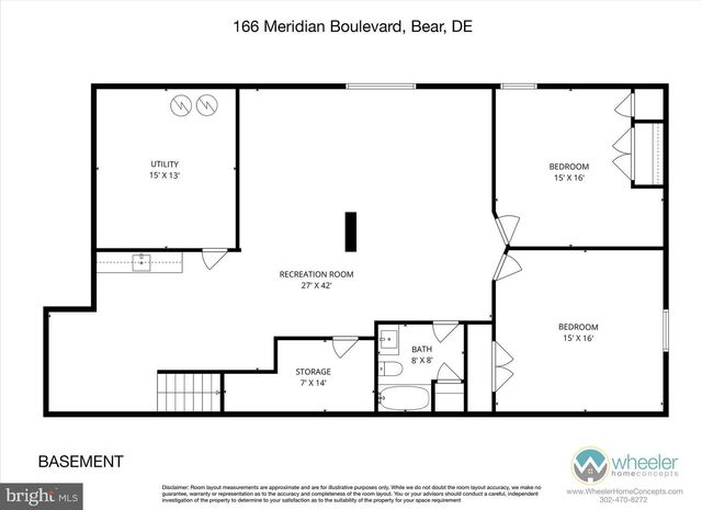 166 MERIDIAN BLVD, Bear, DE 19701