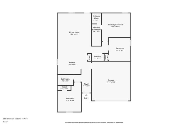 2906 Emma Lane, Mabank, TX 75147