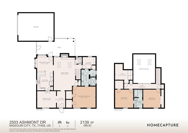 2503 Ashmont Drive, Missouri City, TX 77459