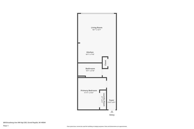 600 Broadway Avenue Nw 203, City Of Grand Rapids, MI 49504