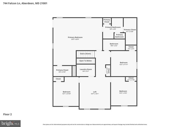 744 FALCON LN, Aberdeen, MD 21001