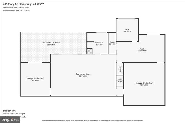 496 CLARY RD, Strasburg, VA 22657
