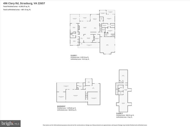 496 CLARY RD, Strasburg, VA 22657