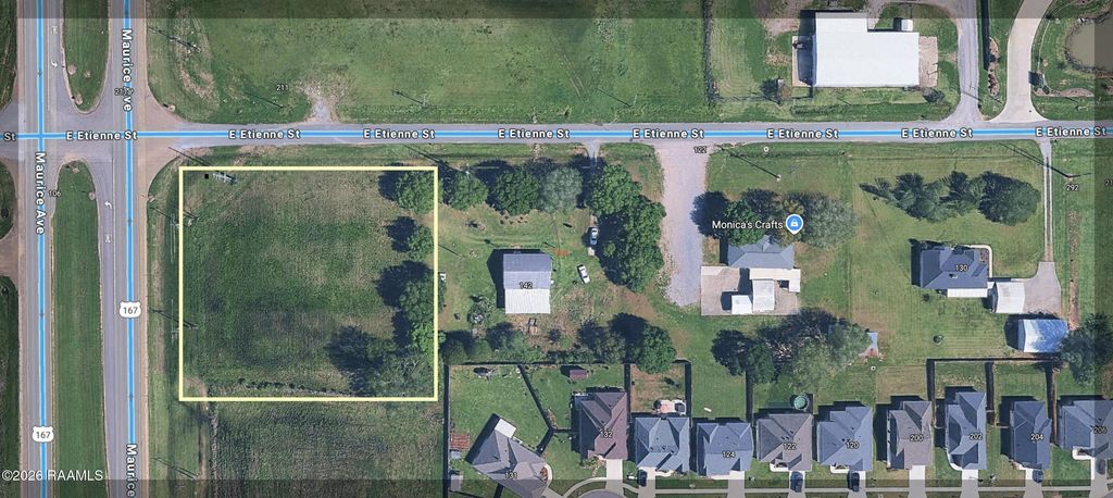Tbd E Etienne East Street, Maurice, LA 70555