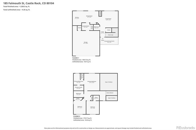 185 Falmouth Street, Castle Rock, CO 80104