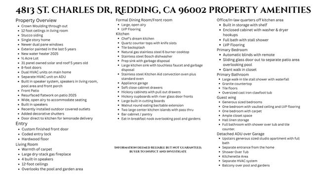 4813 St Charles Drive, Redding, CA 96002