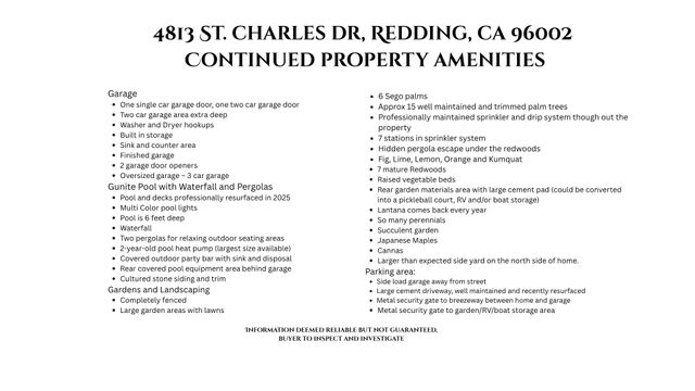 4813 St Charles Drive, Redding, CA 96002