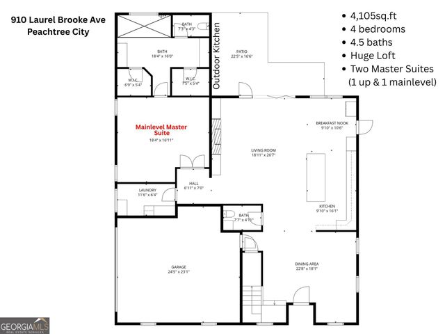 910 Laurel Brooke Avenue, Peachtree City, GA 30269