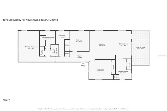 1070 LAKE ASHBY ROAD, New Smyrna Beach, FL 32168