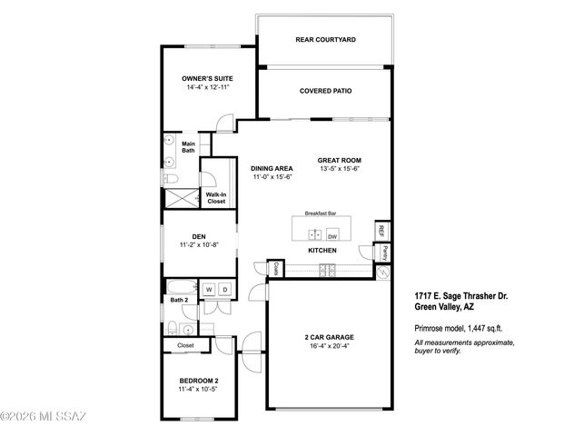 1717 E Sage Thrasher Drive, Green Valley, AZ 85614