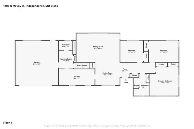 1405 N McCoy Street, Independence, MO 64050