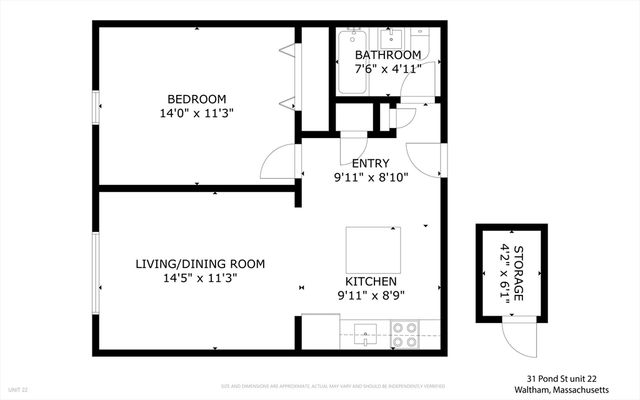 31 Pond St 22, Waltham, MA 02451
