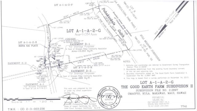 136 Ikena Kai Pl Lot G, Kula, HI 96790
